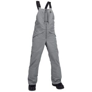 Volcom Barkley Bib Kids Gray Snowboard pants size XS / 6Y